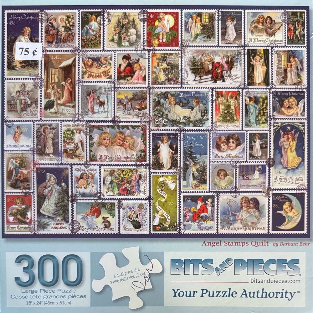 Angel Stamps Quilt - Bits And Pieces puzzle collectible [Barcode 192949041449] - Main Image 2