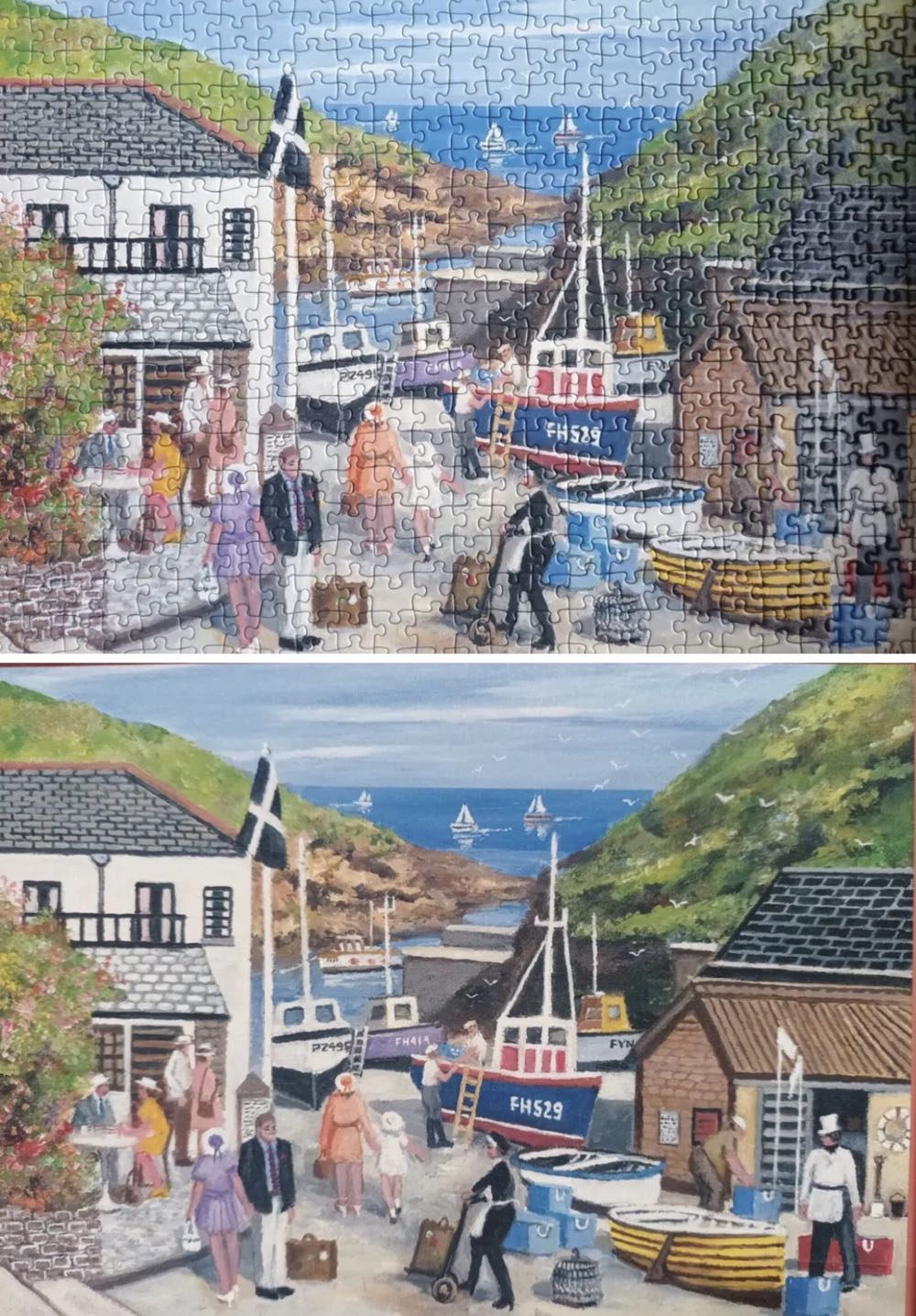Harbourside Memories - Ravensburger puzzle collectible [Barcode 4005556140534] - Main Image 3