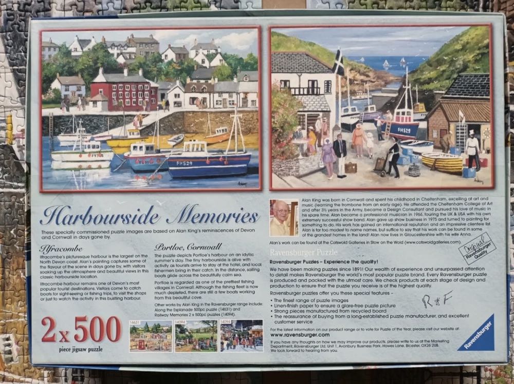 Harbourside Memories - Ravensburger puzzle collectible [Barcode 4005556140534] - Main Image 4