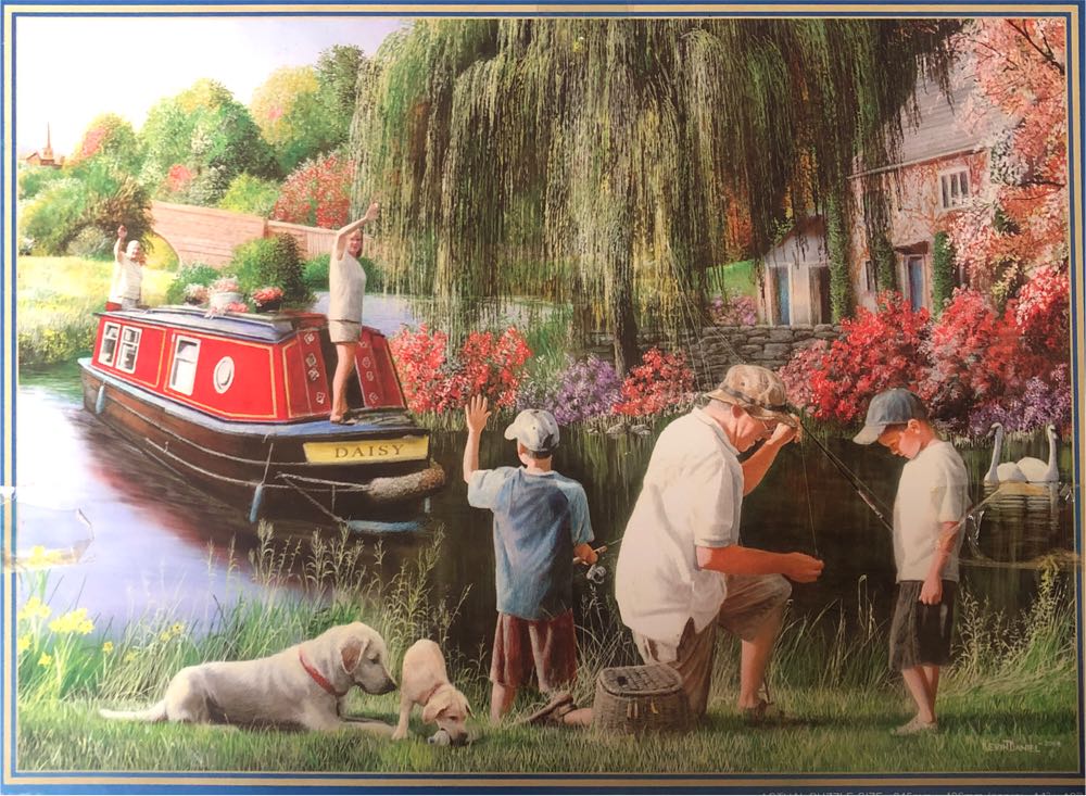 Gone Fishin 🟦 - Gibsons puzzle collectible [Barcode 5012269030181] - Main Image 2