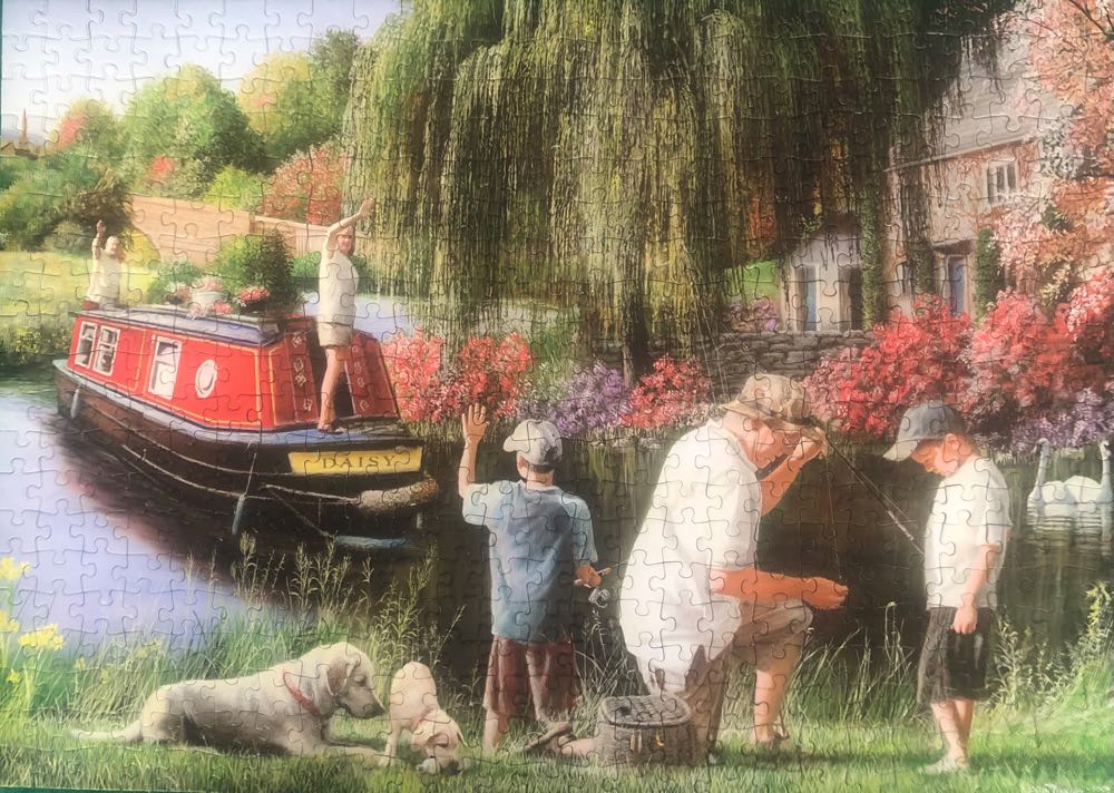 Gone Fishin 🟦 - Gibsons puzzle collectible [Barcode 5012269030181] - Main Image 3