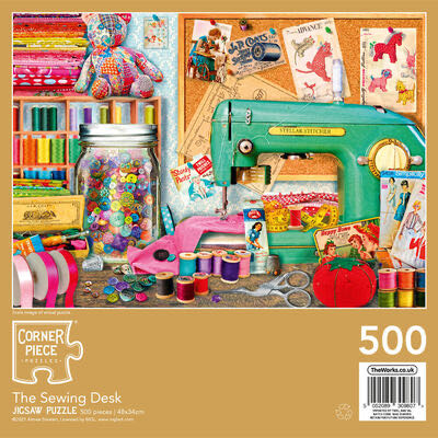 The Sewing Desk - Corner Piece puzzle collectible [Barcode 5052089309807] - Main Image 4