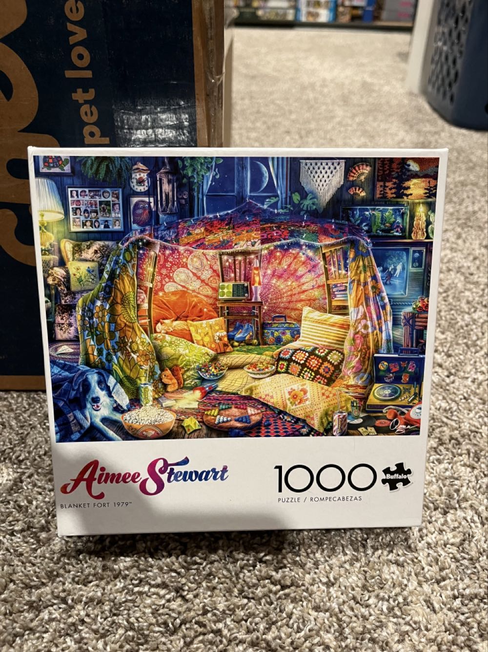 Aimee Stewart: Blanket Fort 1979 - Buffalo Games puzzle collectible [Barcode 079346127313] - Main Image 2