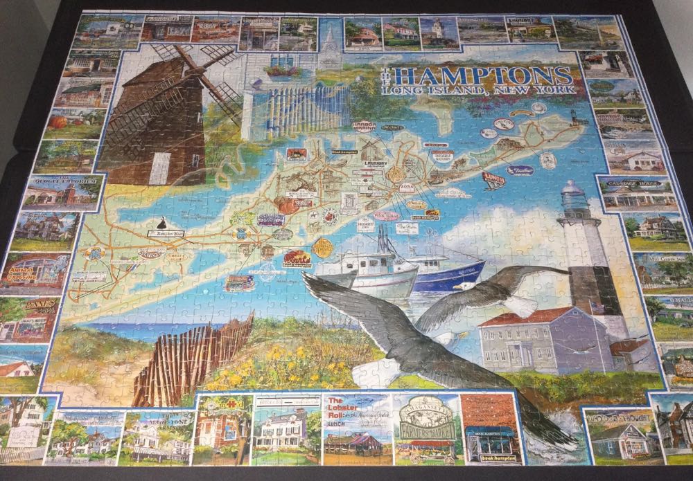 The Hamptons - White Mountain Puzzles puzzle collectible - Main Image 2