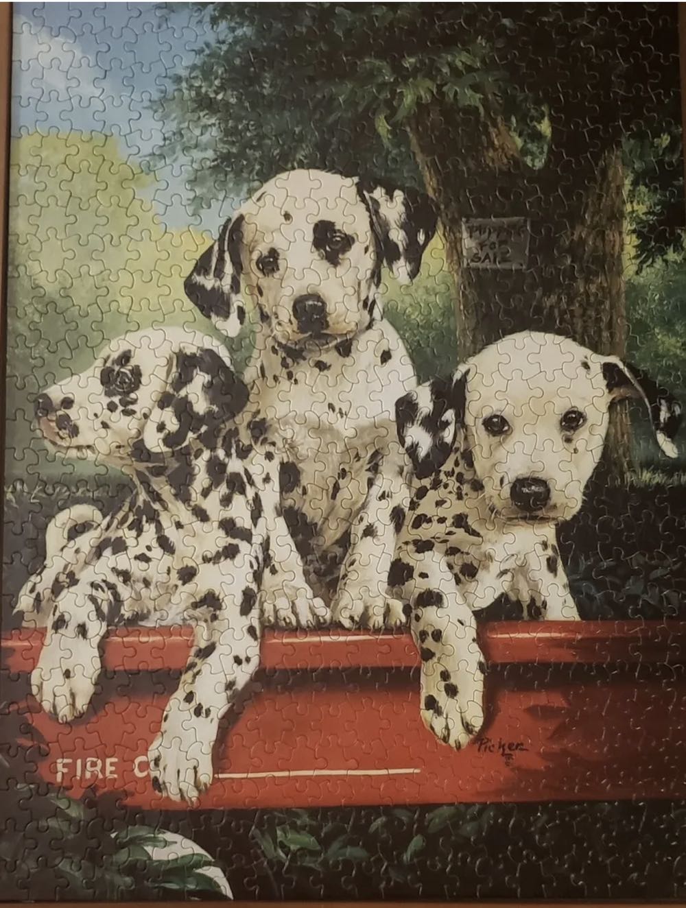 Three Alarm Fire - White Mountain 🇺🇸 puzzle collectible - Main Image 2