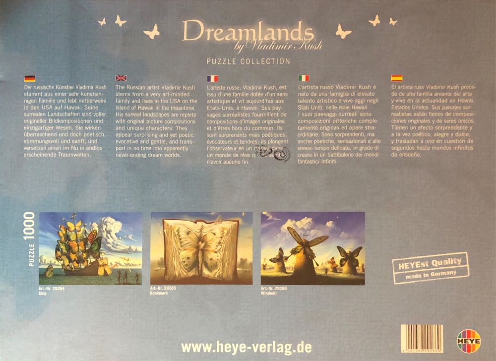 Dreamlands Windmill  - Heye Puzzle puzzle collectible [Barcode 4001689292669] - Main Image 2