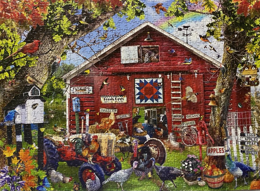 Feathered Farm - Buffalo puzzle collectible - Main Image 2