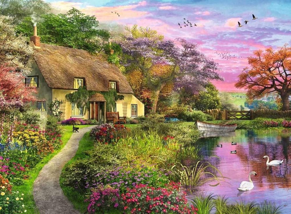 Country House - Ravensburger puzzle collectible [Barcode 4005556150410] - Main Image 2
