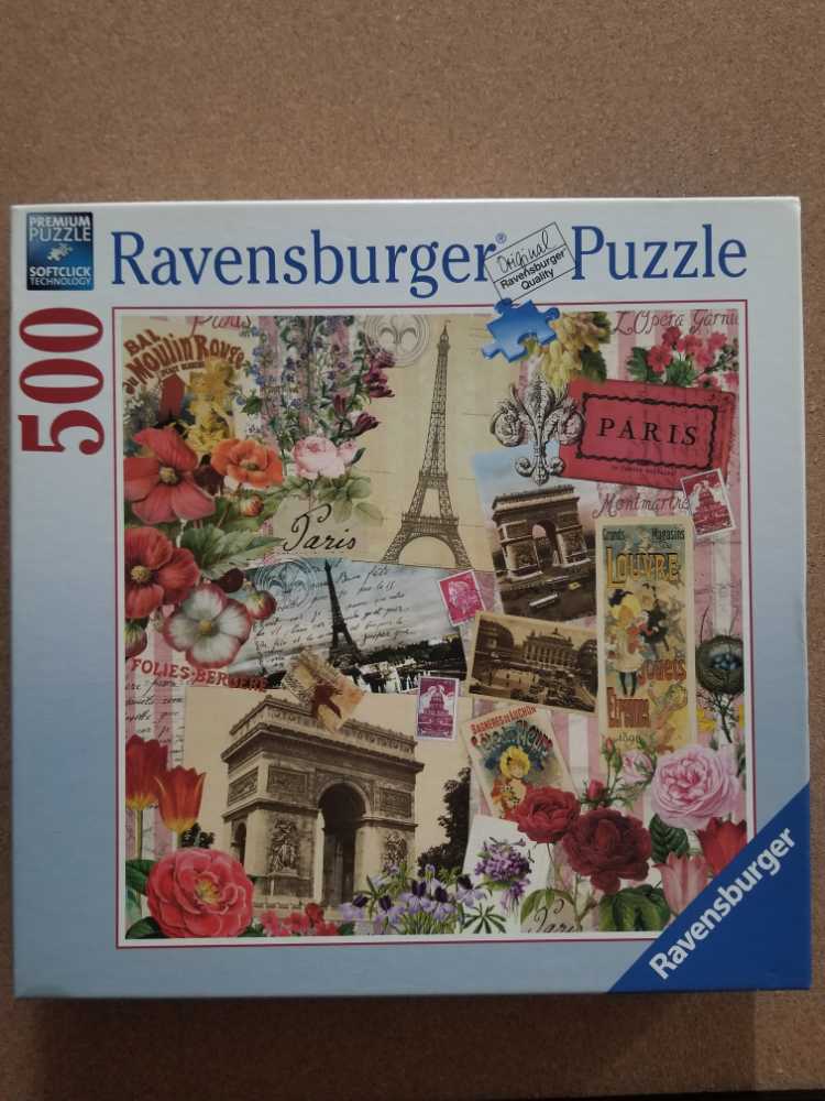 Paris In Spring - Ravensburger puzzle collectible [Barcode 4005556152353] - Main Image 2