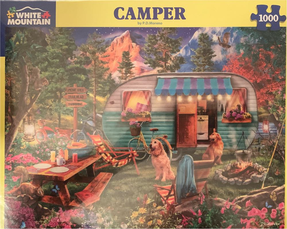 Camper - White Mountain puzzle collectible [Barcode 724819265770] - Main Image 3