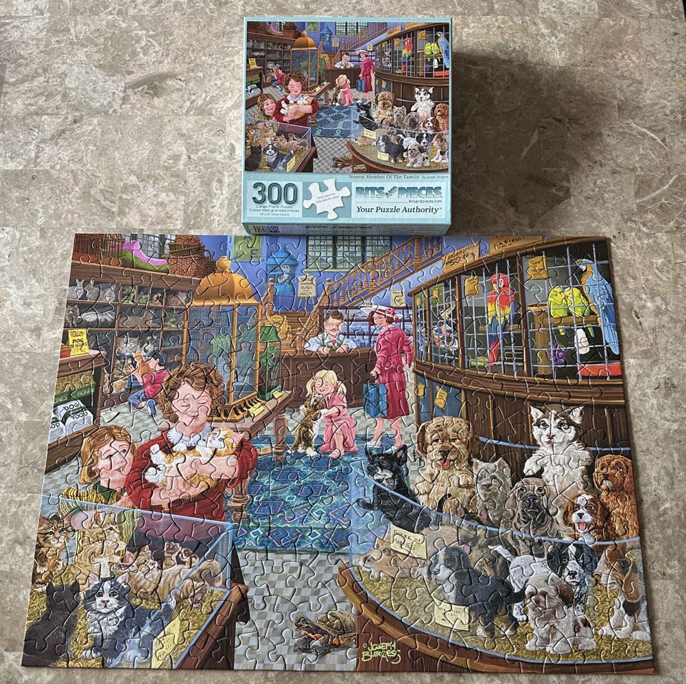 Newest Member Of The Family - Bits & Pieces puzzle collectible [Barcode 192949059468] - Main Image 2