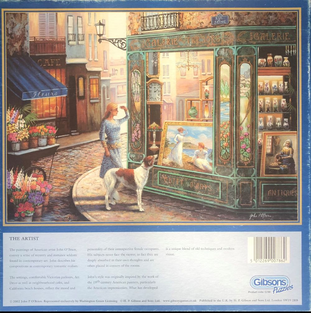 Window Gazing - Gibsons puzzle collectible [Barcode 5012269007862] - Main Image 2