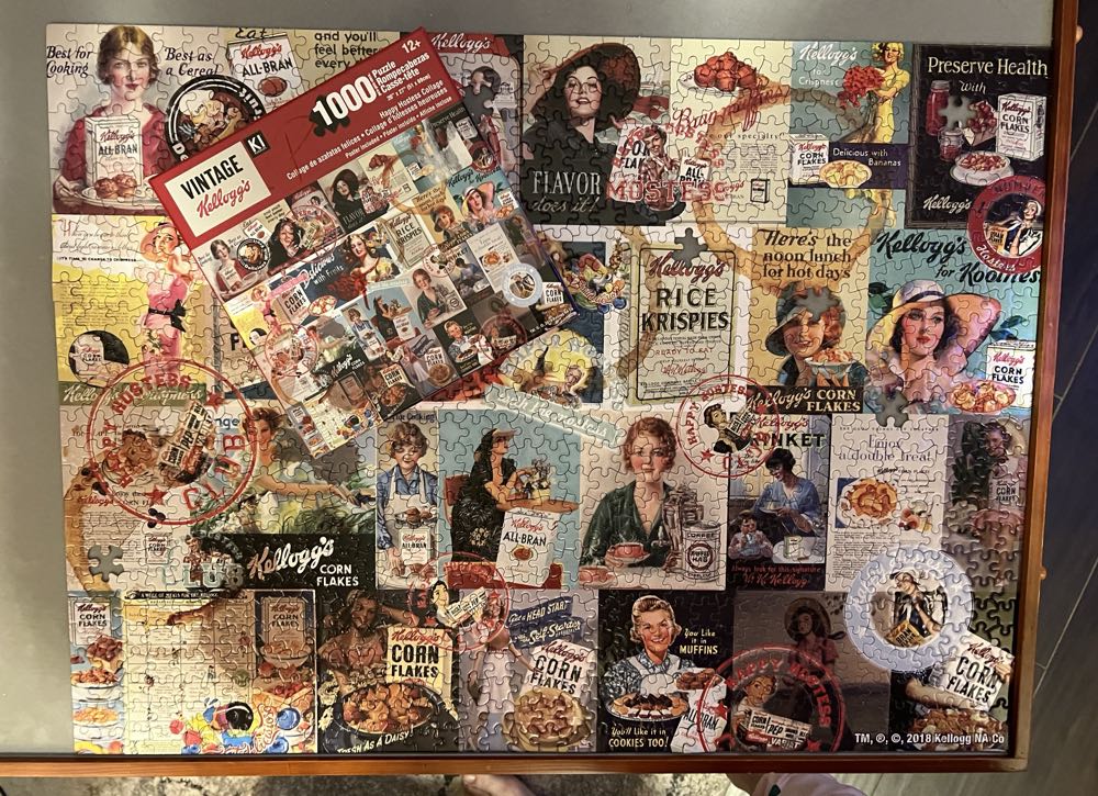 Vintage Kelloggs : Happy Hostess 🆕 - Karmin International puzzle collectible [Barcode 773392025738] - Main Image 3