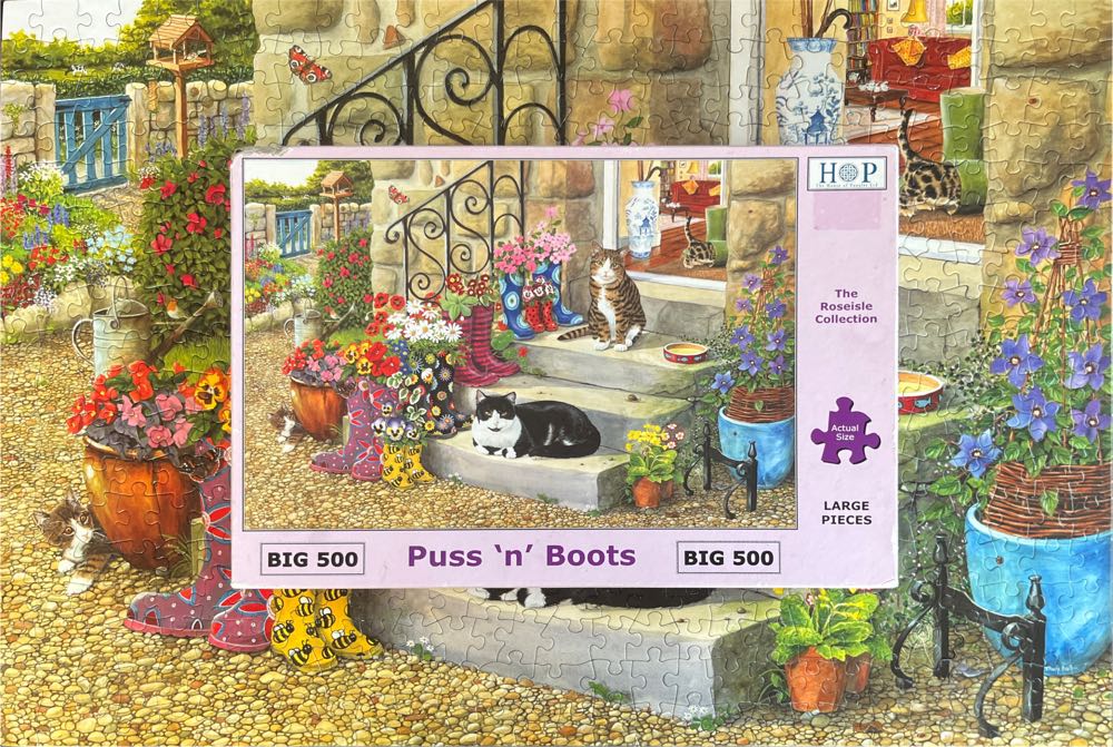 Puss N Boots 🟦 - House of Puzzles Ltd HOP, The puzzle collectible [Barcode 5060002003541] - Main Image 4