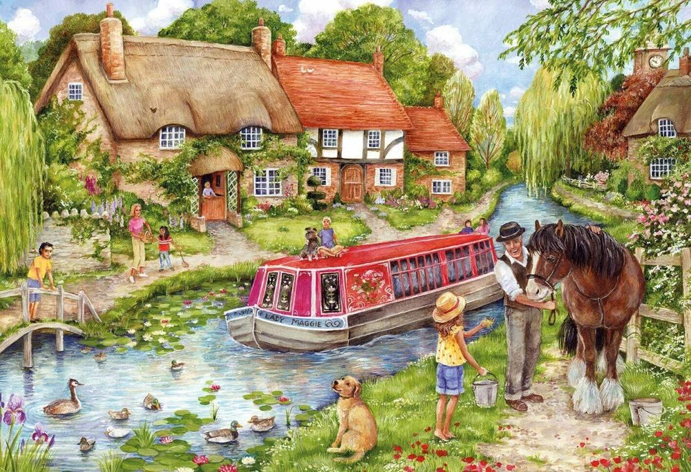 Drifting Downstream SOLD  - Gibsons 🇬🇧 puzzle collectible [Barcode 5012269031201] - Main Image 2