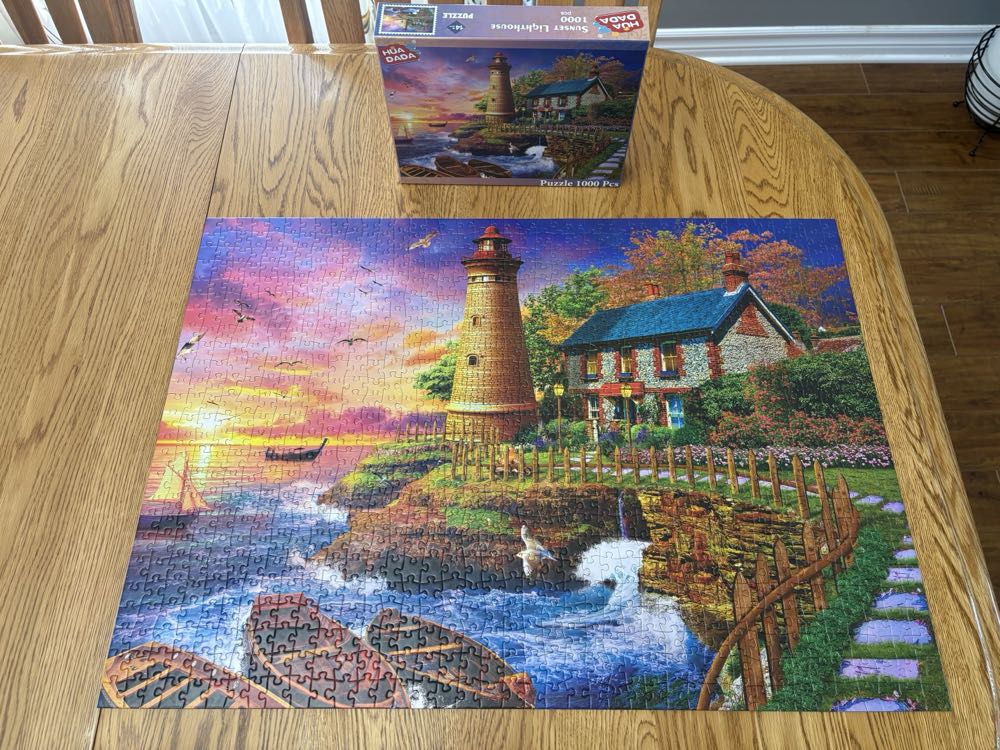 Sunset Lighthouse - Huadada puzzle collectible - Main Image 3