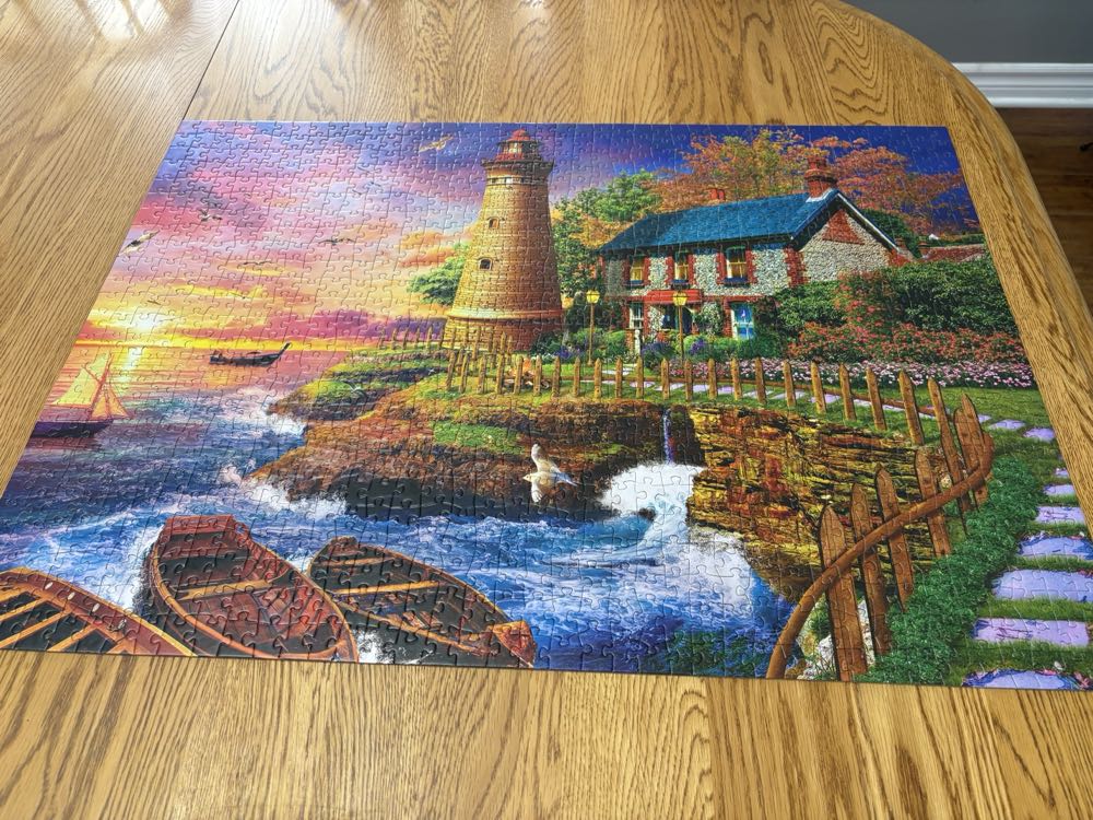Sunset Lighthouse - Huadada puzzle collectible - Main Image 4