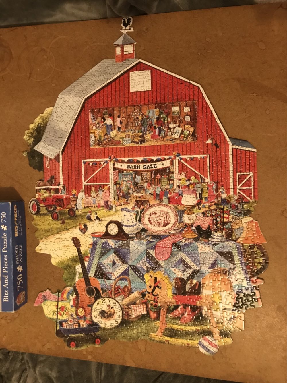 Barn Sale - Bits And Pieces puzzle collectible [Barcode 704812462581] - Main Image 2