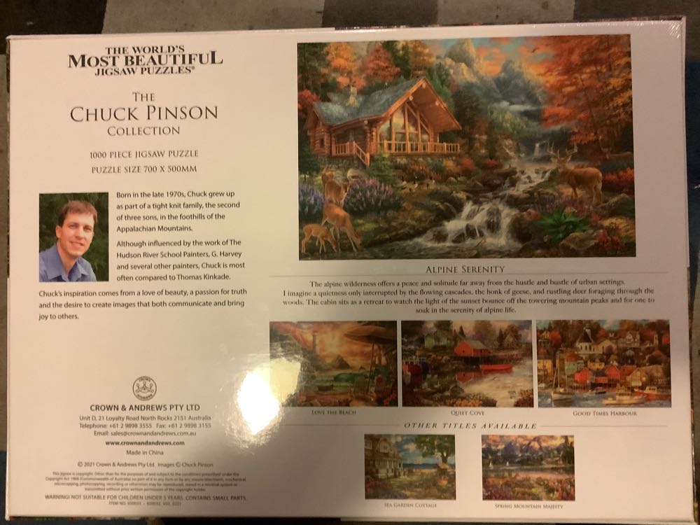 Alpine Serenity - Crown and Andrews puzzle collectible [Barcode 8720077200333] - Main Image 2