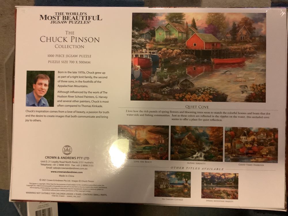 Quiet Cove - Crown and Andrews puzzle collectible [Barcode 8720077186033] - Main Image 2