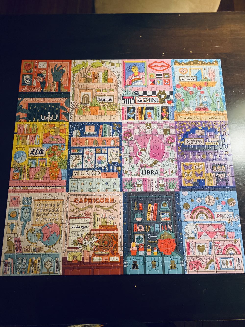 House Of Astrology - Galison puzzle collectible [Barcode 9780735374881] - Main Image 2