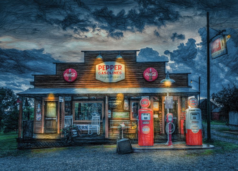 Country Store At Night - Mchezo puzzle collectible - Main Image 2