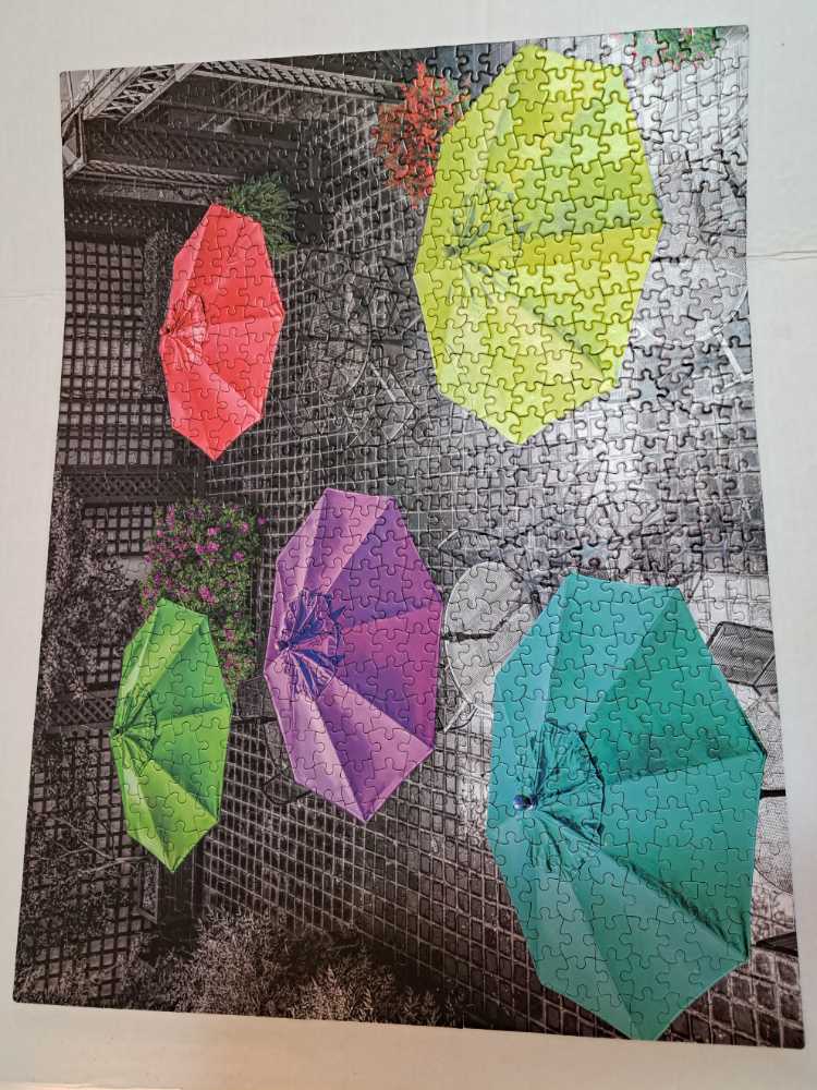 Colorsplash : Umbrellas 🆕 - Ceaco puzzle collectible [Barcode 021081280075] - Main Image 2
