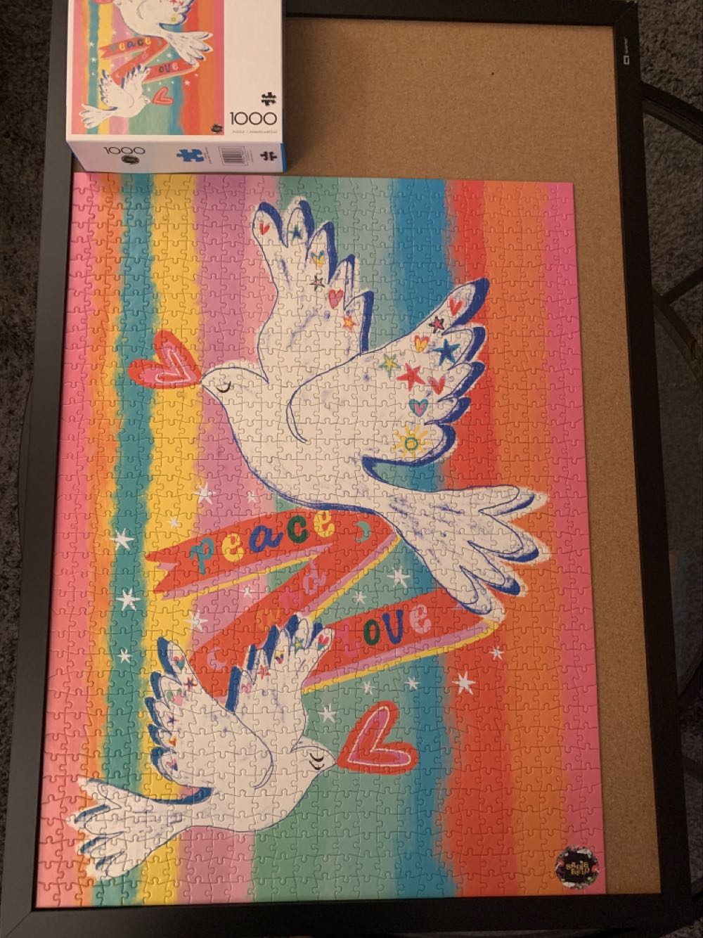 Peace And Love  - Buffalo Games 🇺🇸 puzzle collectible [Barcode 079346108077] - Main Image 2