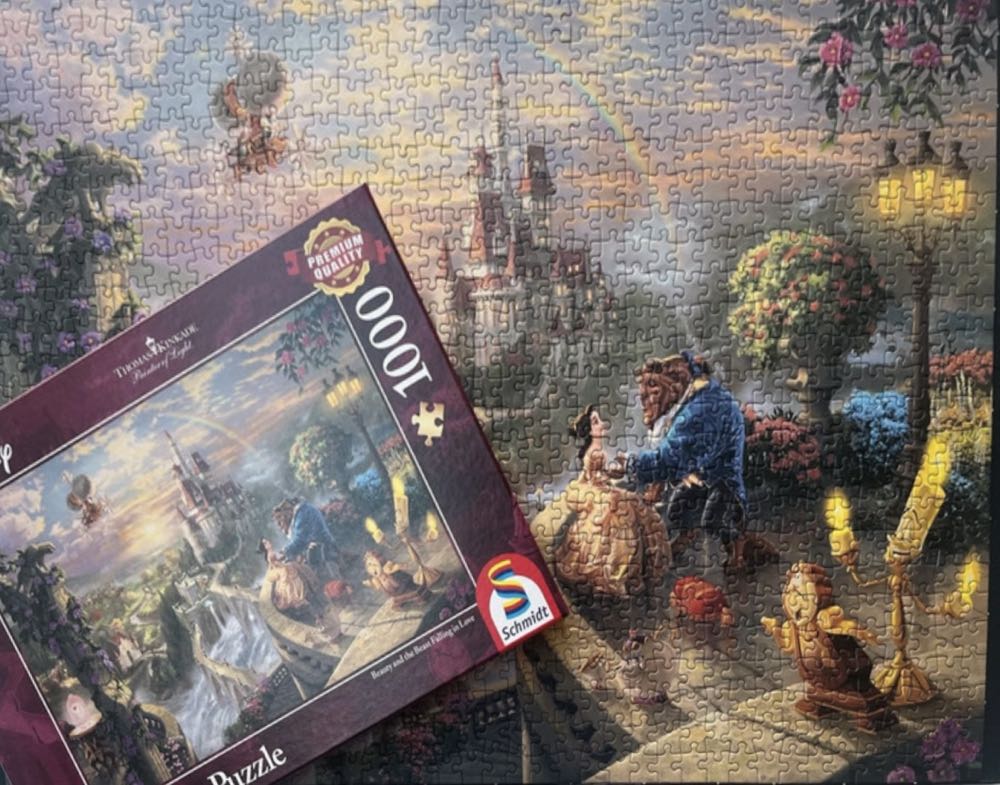 Beauty and the Beast Falling in Love - Schmidt puzzle collectible [Barcode 4001504594756] - Main Image 4