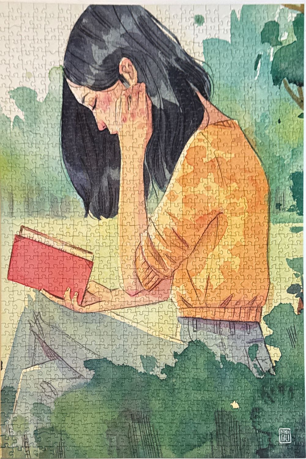 The Reader - Educa puzzle collectible [Barcode 8412668190283] - Main Image 2