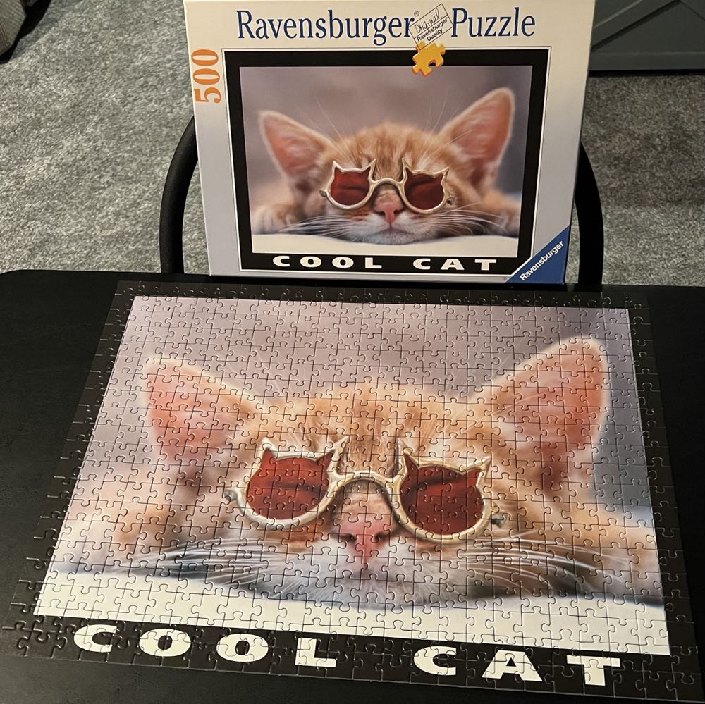 Cool Cat - 249, 9/4/22-SOLD - Ravensburger puzzle collectible [Barcode 4005556142316] - Main Image 3