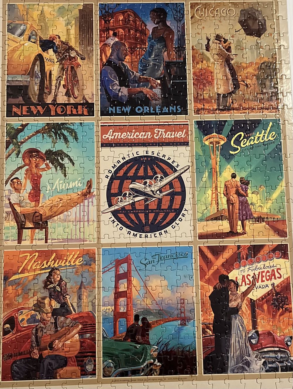 American Travel - Completed - American Flat puzzle collectible - Main Image 4