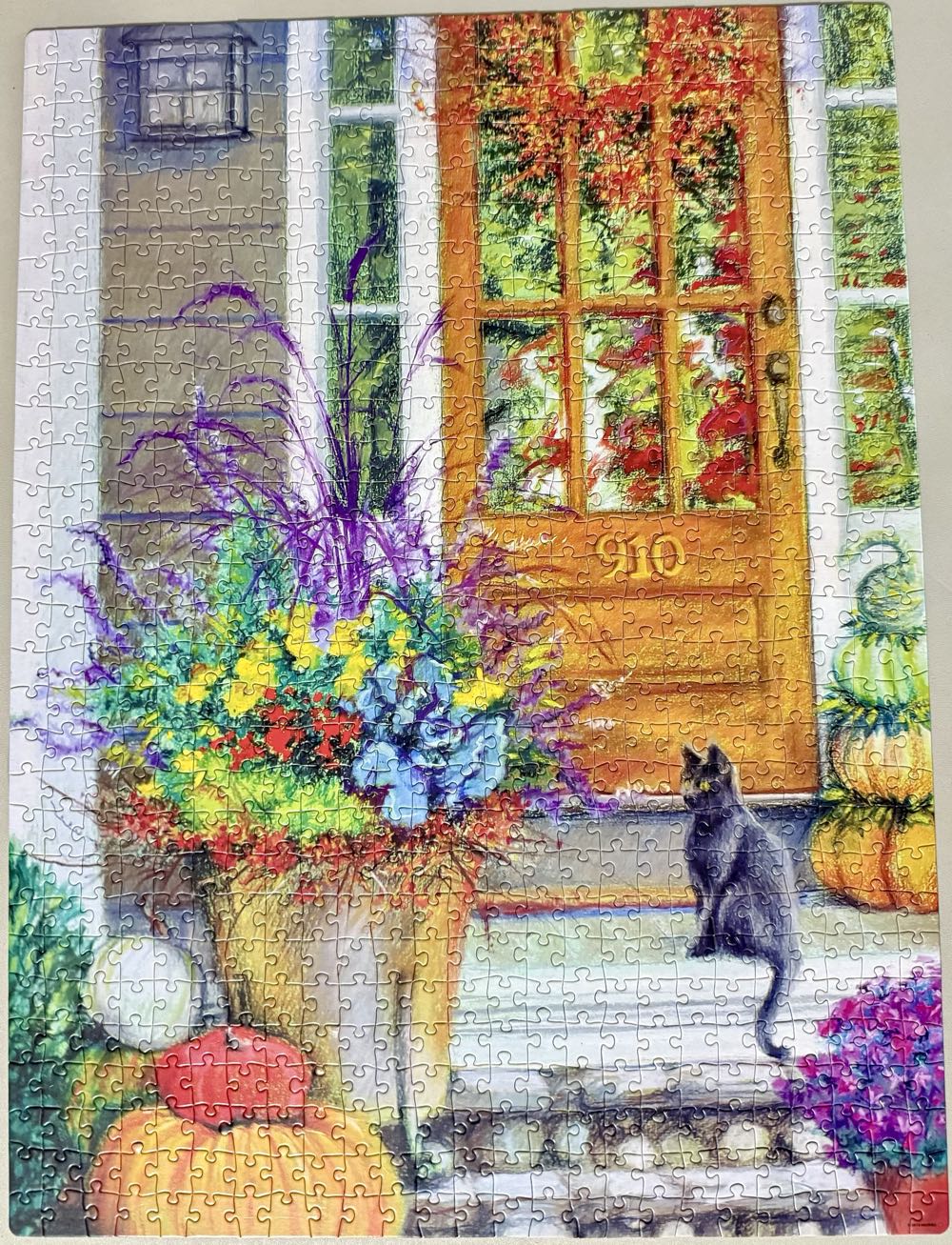 Autumn Porch - Big Ben puzzle collectible [Barcode 778988271117] - Main Image 2