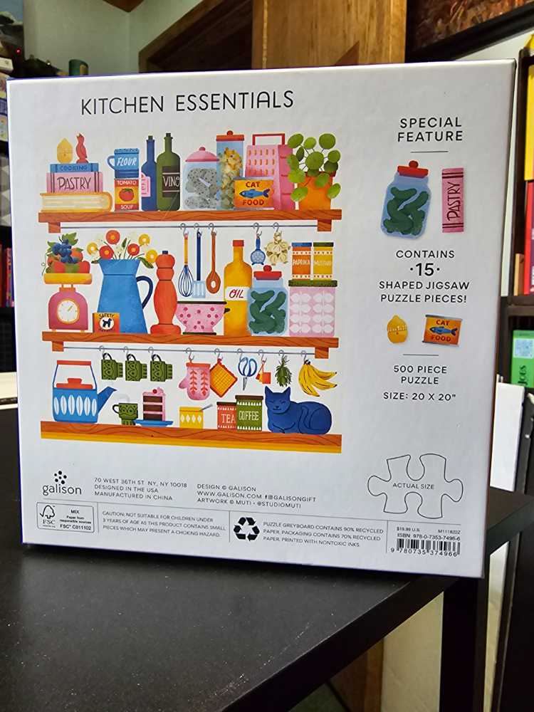 Kitchen Essentials - Galison puzzle collectible [Barcode 9780735374966] - Main Image 3