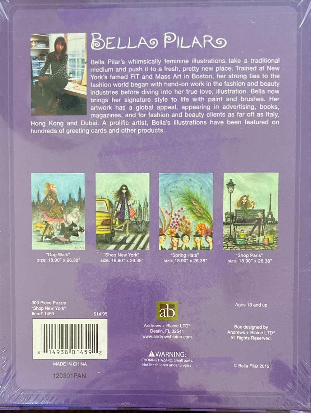 Bella Pilar - Shop New York - Andrews & Blaine puzzle collectible [Barcode 814938014592] - Main Image 2