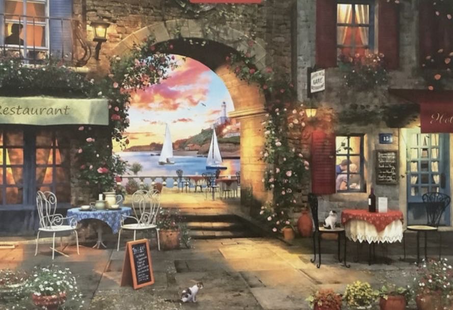 The Seaside Restaurant 🟦 - Art Puzzle puzzle collectible [Barcode 8682450142206] - Main Image 2