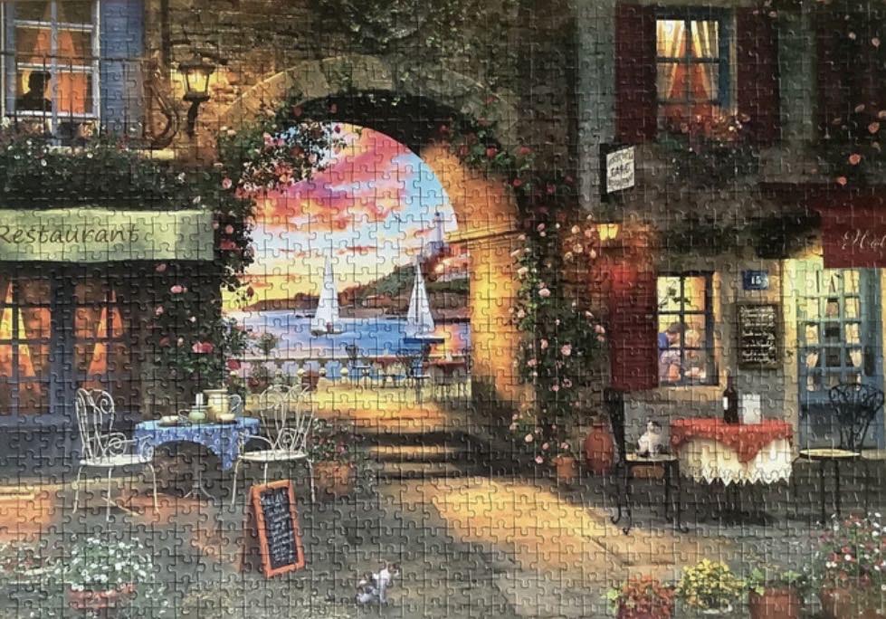 The Seaside Restaurant 🟦 - Art Puzzle puzzle collectible [Barcode 8682450142206] - Main Image 3