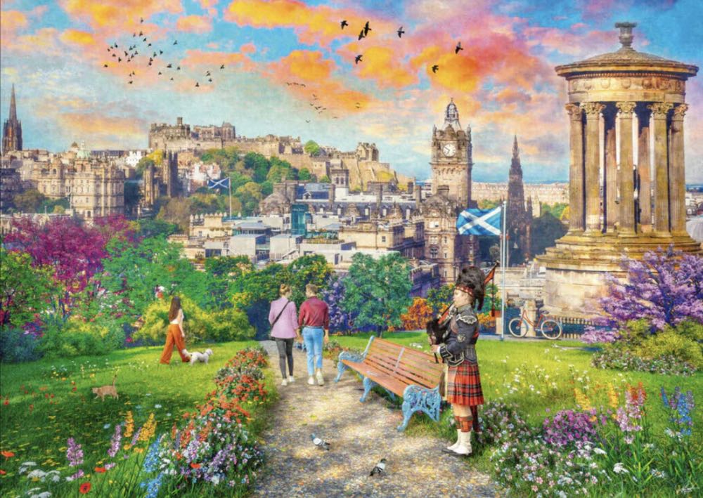 Edinburgh Romance - Ravensburger puzzle collectible [Barcode 4005556173020] - Main Image 2