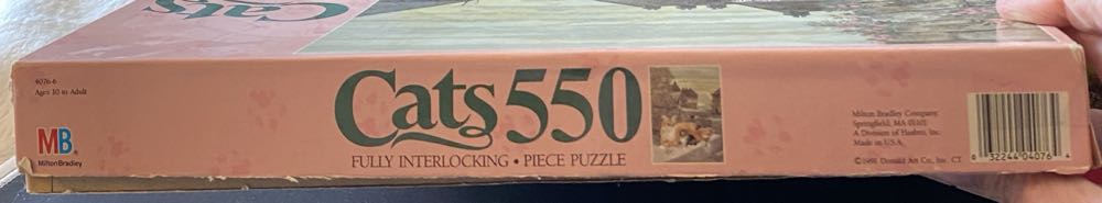 Tea Rose Playtime - Milton Bradley puzzle collectible [Barcode 032244040764] - Main Image 2