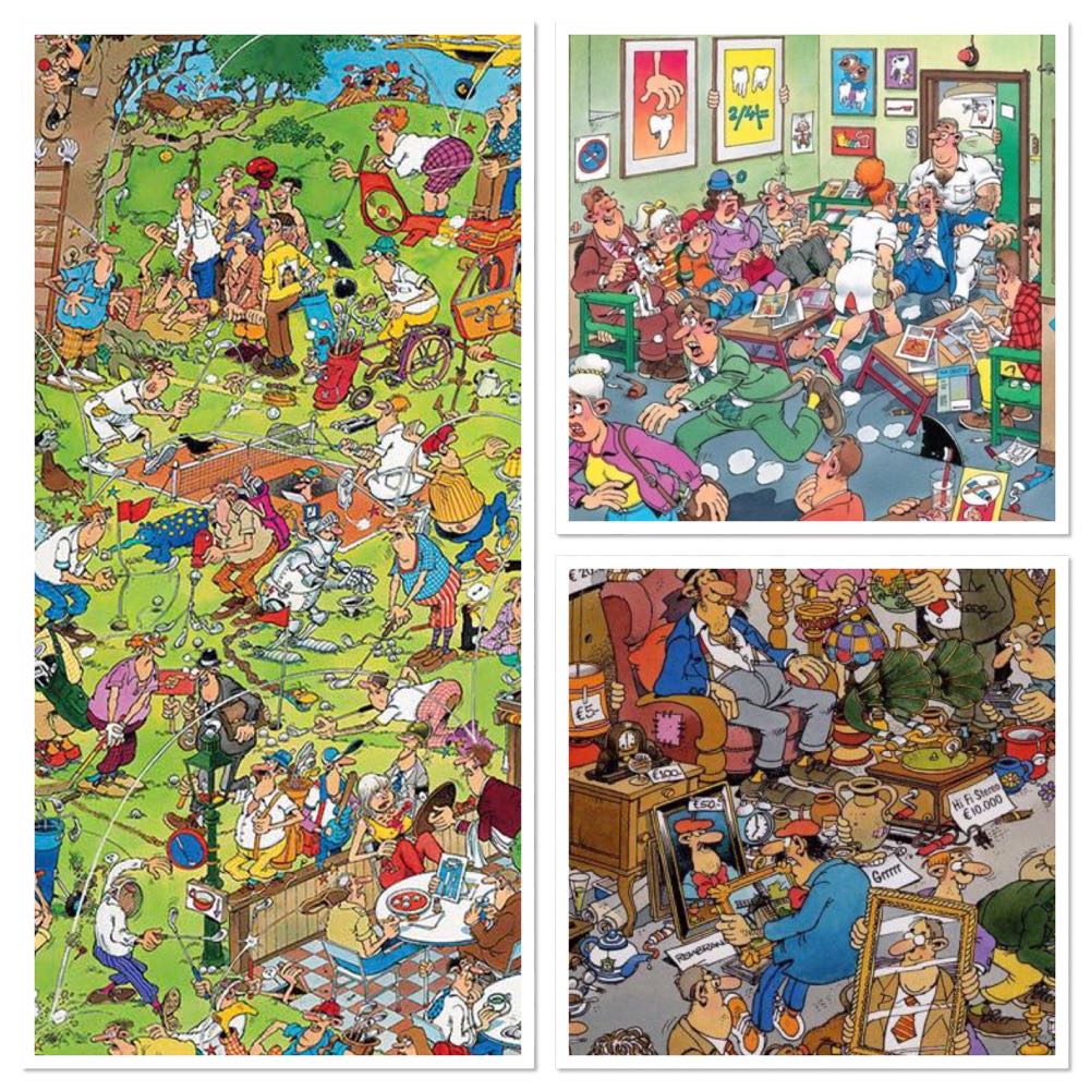 Jan Van Haasteren 3 In 1 - Jumbo Comics puzzle collectible [Barcode 8710126801970] - Main Image 2