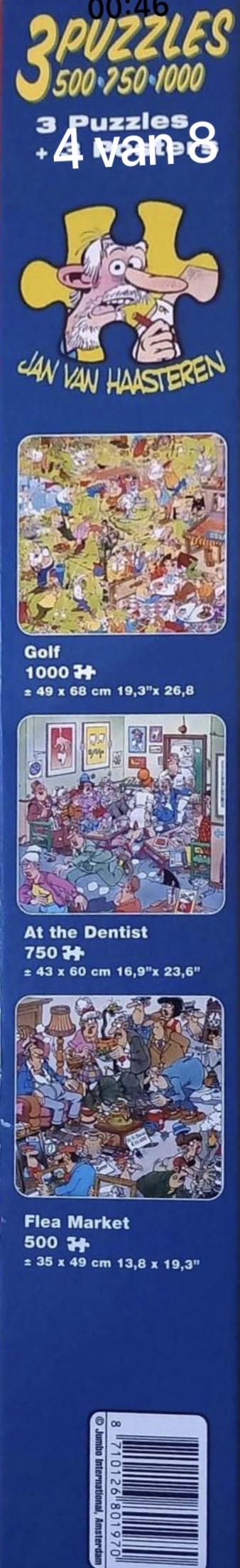 Jan Van Haasteren 3 In 1 - Jumbo Comics puzzle collectible [Barcode 8710126801970] - Main Image 4