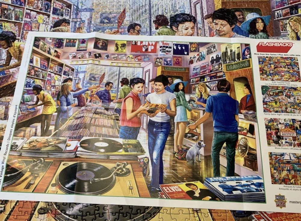 Masterpieces - Vintage Vinyl Records  - MasterPieces puzzle collectible [Barcode 705988722516] - Main Image 4