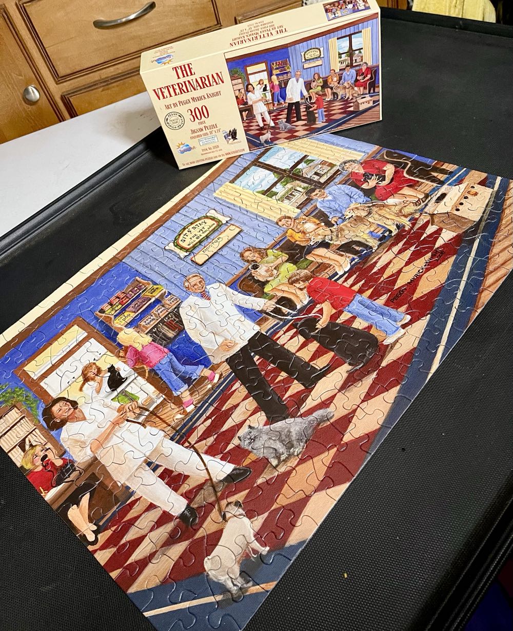 The Veterinarian - SunsOut 🇺🇸 puzzle collectible [Barcode 796780221284] - Main Image 2