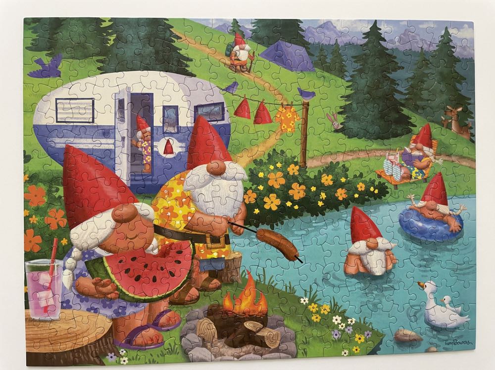 Gnome Sweet Gnome - Ceaco puzzle collectible [Barcode 021081223218] - Main Image 2