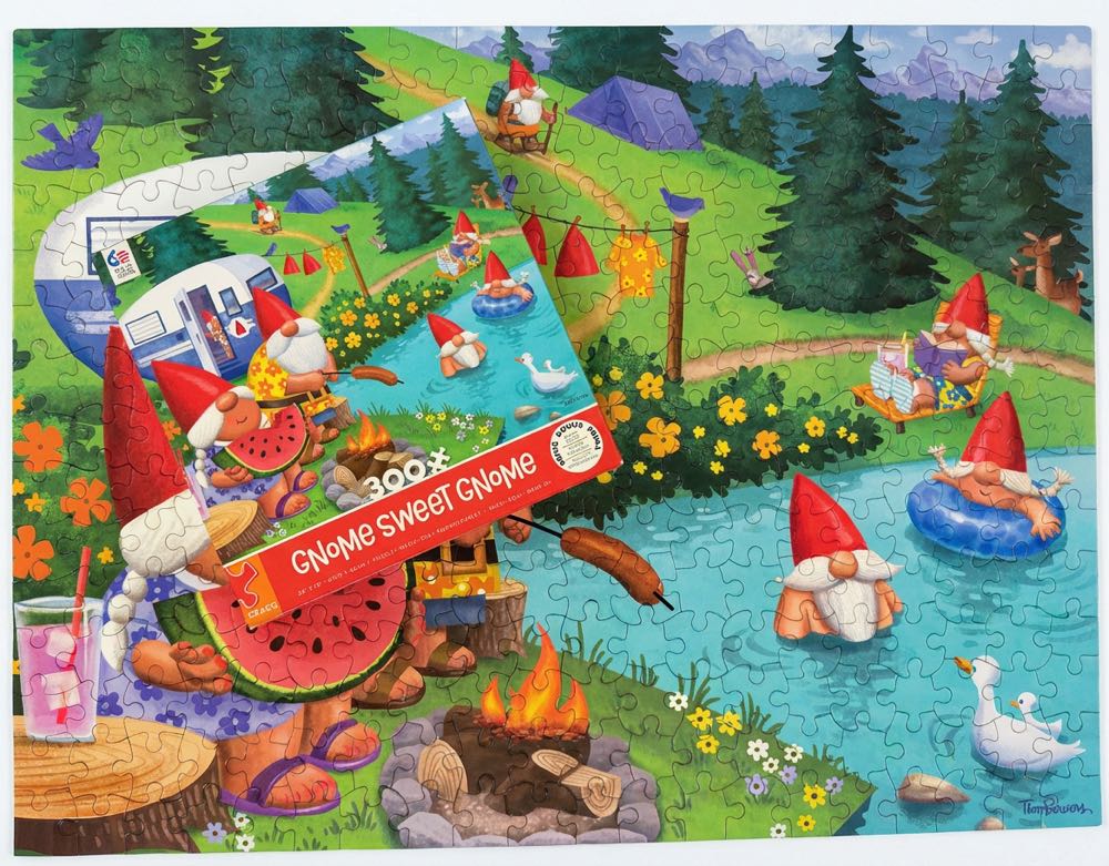 Gnome Sweet Gnome - Ceaco puzzle collectible [Barcode 021081223218] - Main Image 3