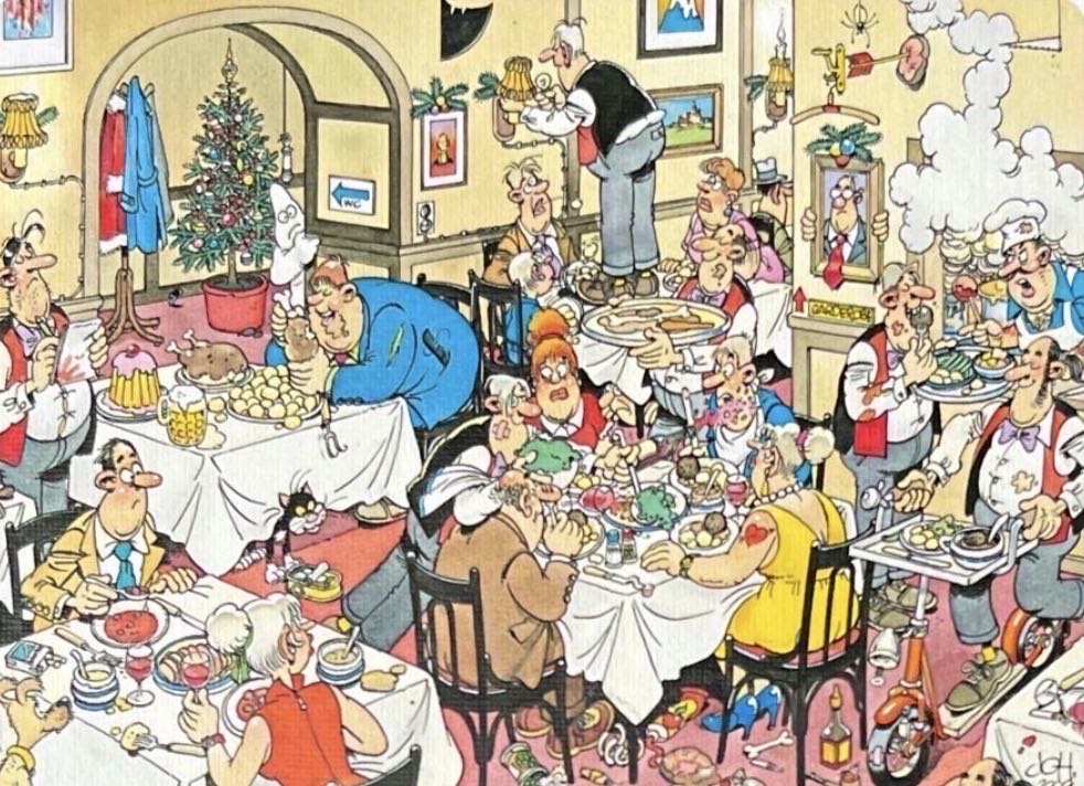 A Dining Disaster - Jumbo puzzle collectible [Barcode 8710126174647] - Main Image 2