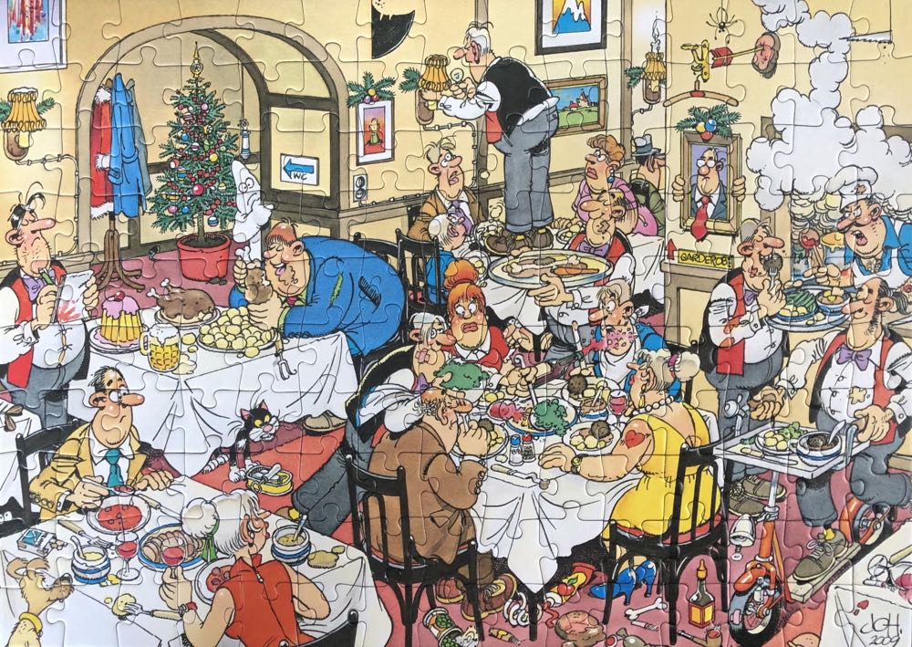 A Dining Disaster - Jumbo puzzle collectible [Barcode 8710126174647] - Main Image 3