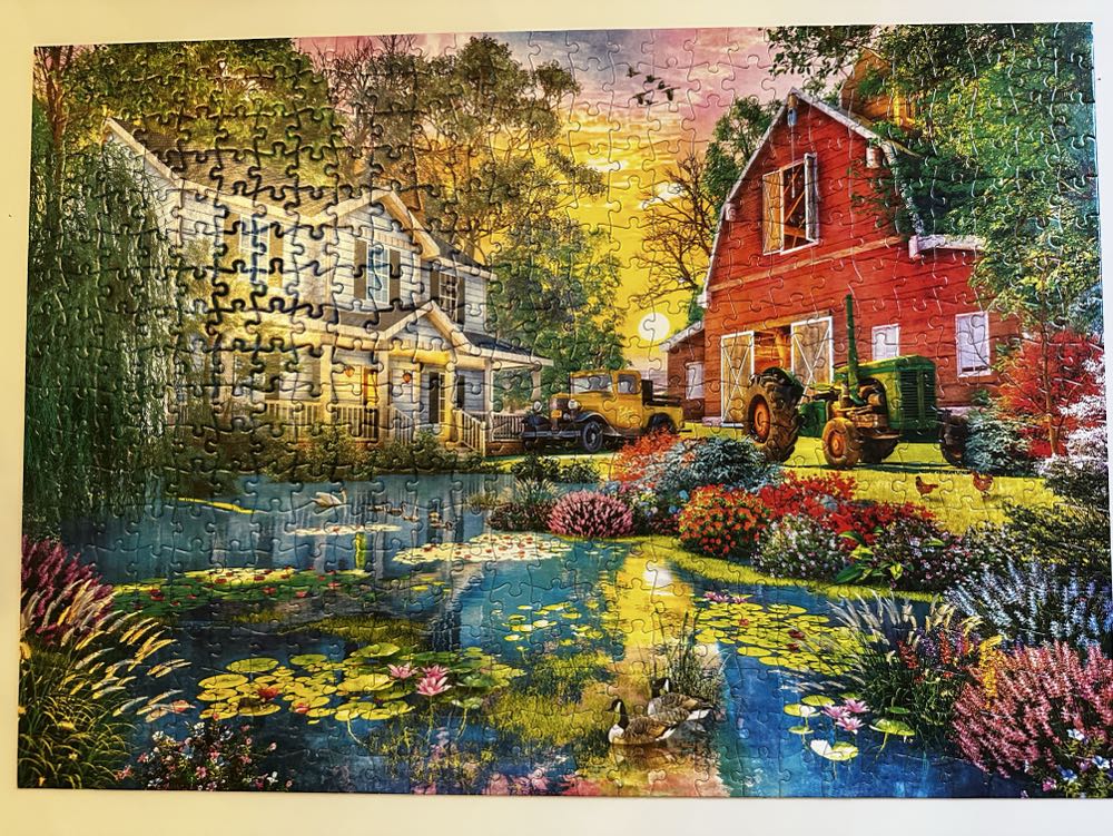 Old Country Farmhouse ✅ - Buffalo puzzle collectible [Barcode 079346332540] - Main Image 2
