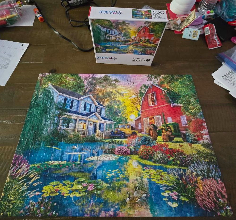 Old Country Farmhouse ✅ - Buffalo puzzle collectible [Barcode 079346332540] - Main Image 3