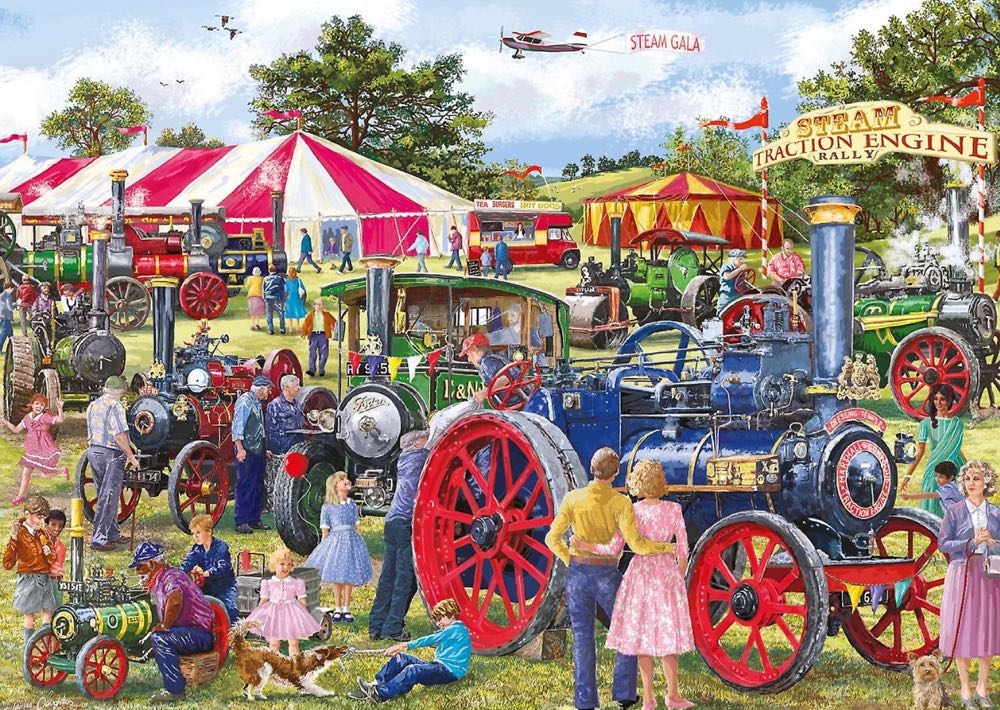 Steam Engine Rally - Falcon puzzle collectible [Barcode 8710126113899] - Main Image 2